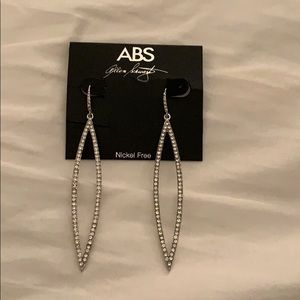 ABS silver earring
